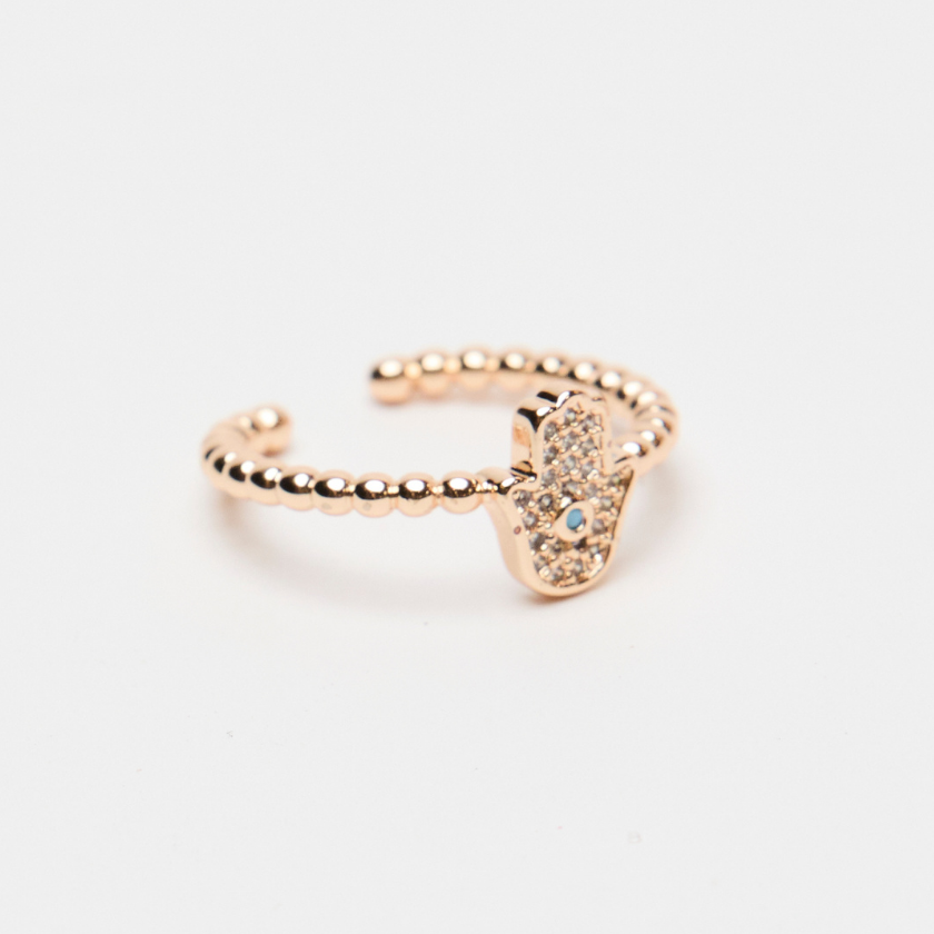 Gold Hamsa Ring Luna & Soul Australia
