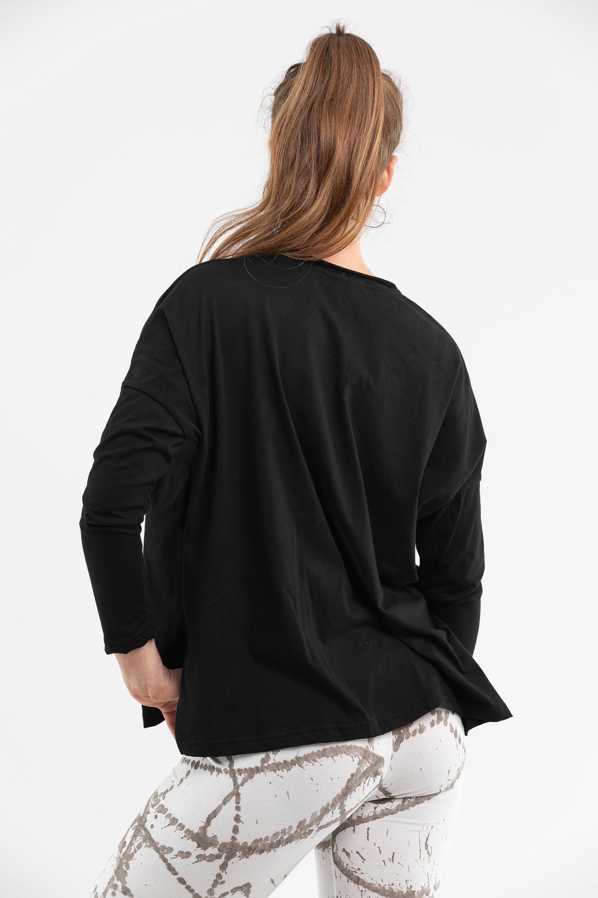 Luna Long Sleeve Shirt | Black