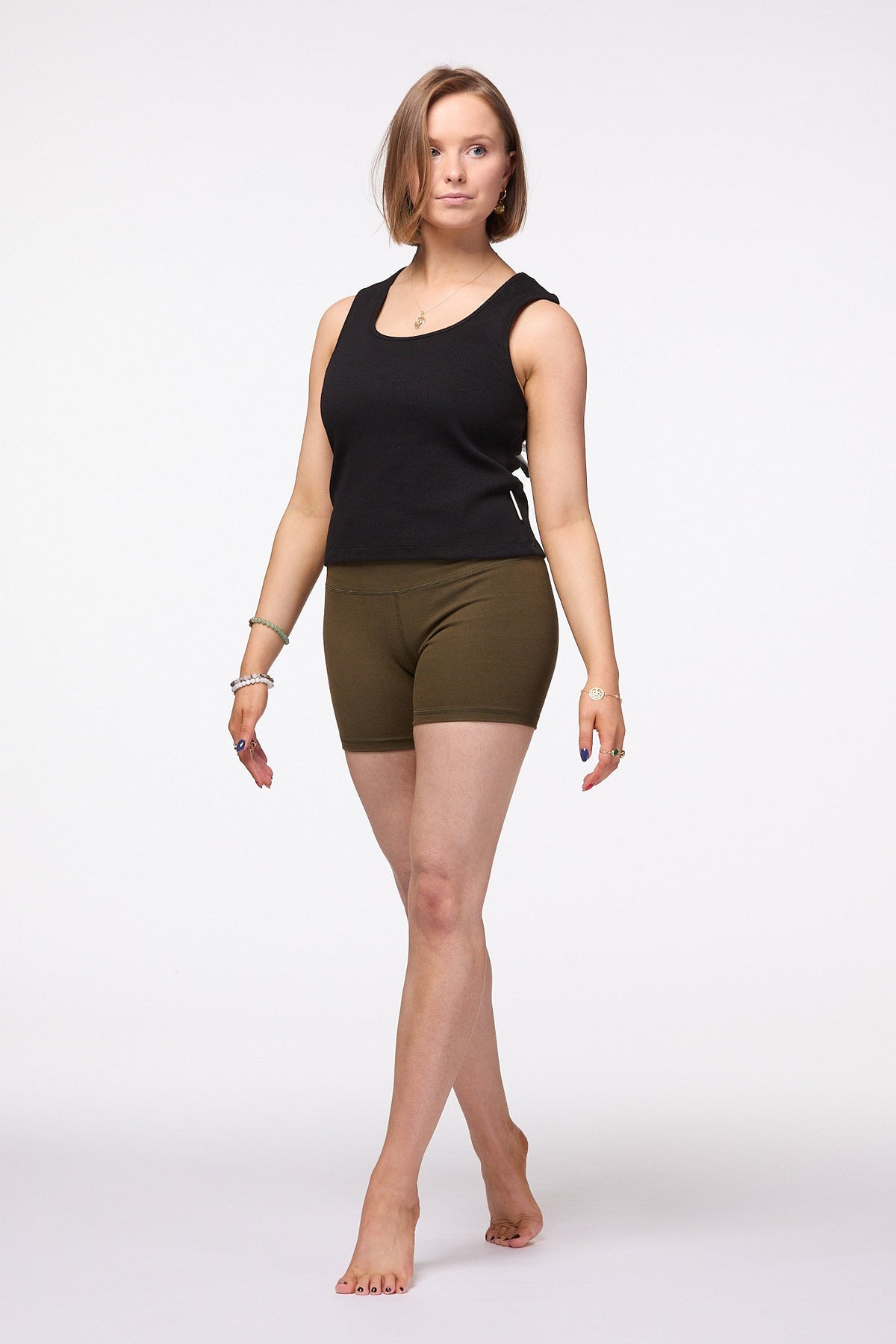 Black Cotton Rip Tank Top Australia