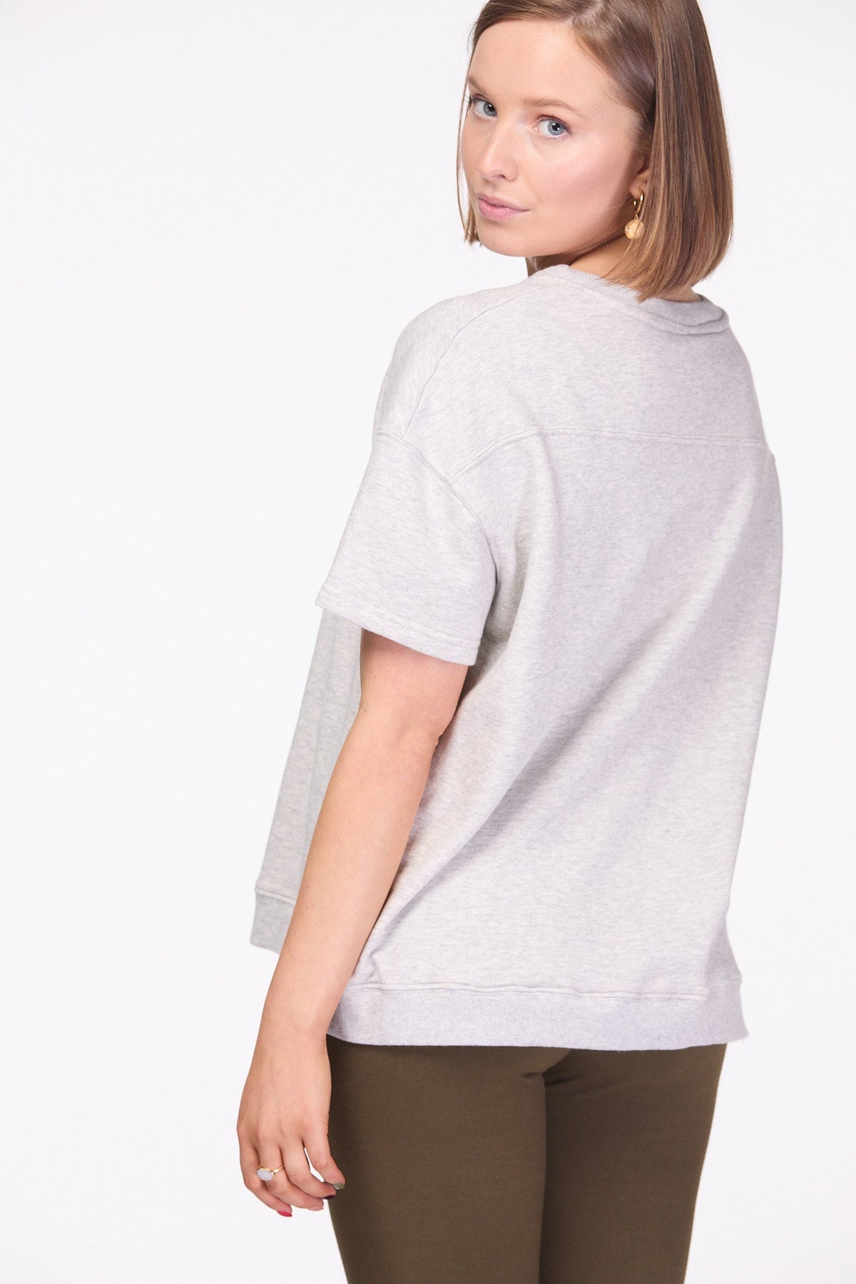 Shanti T-Shirt | Marl Grey