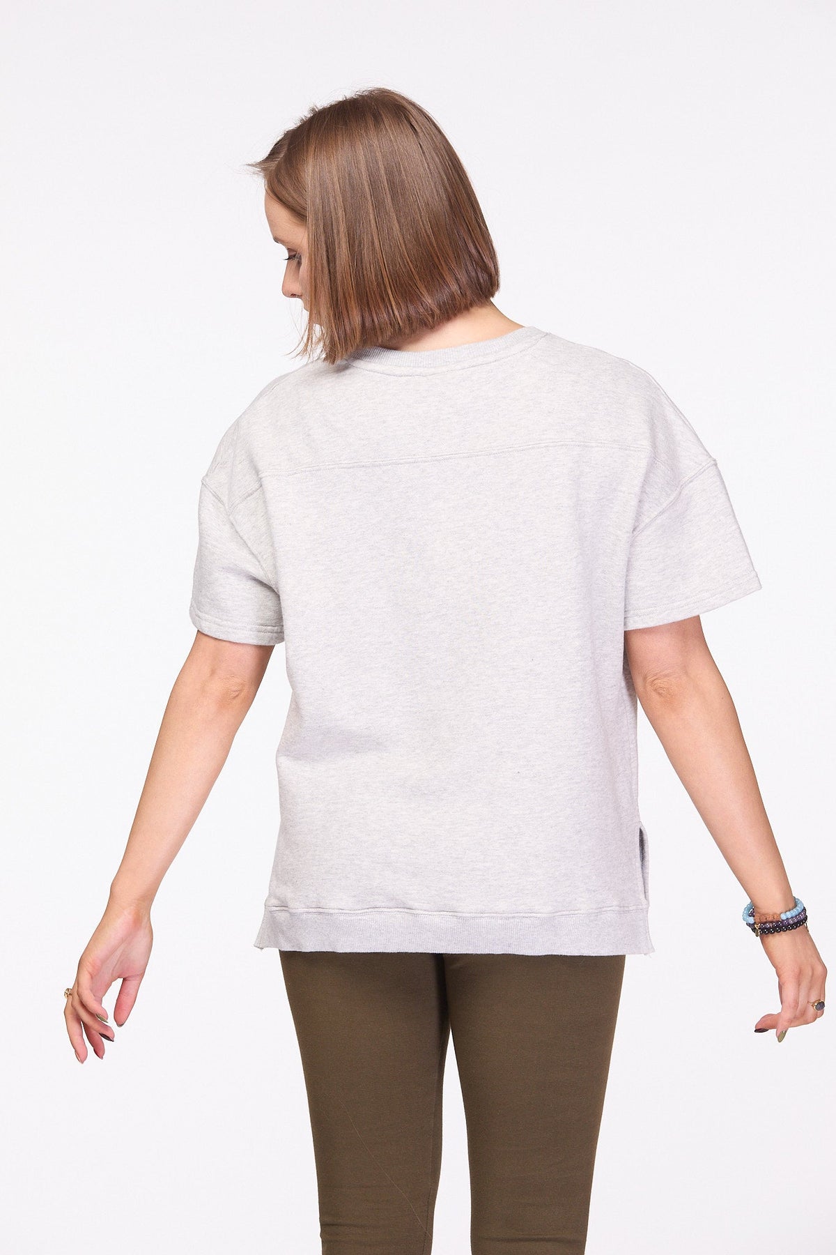 Shanti T-Shirt | Marl Grey