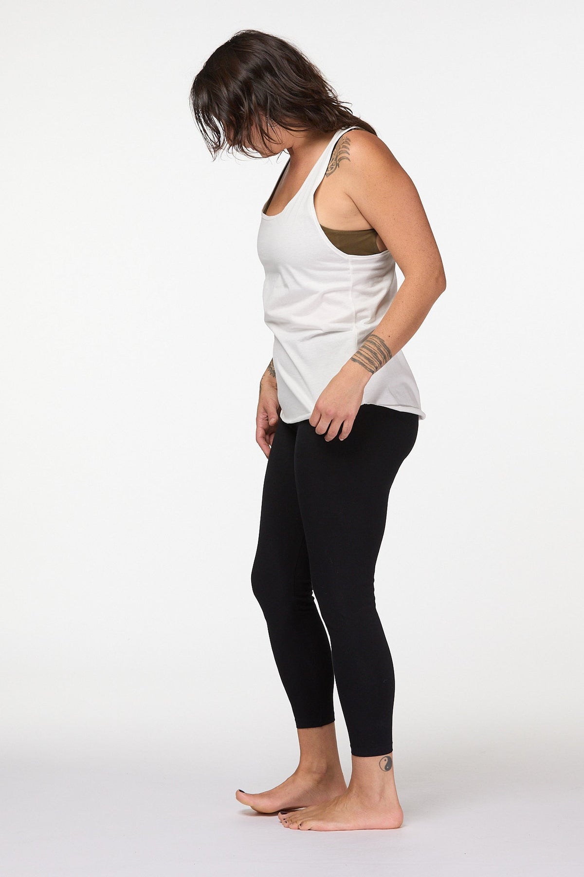 3/4  Organic Cotton Leggings Luna & Soul Australia