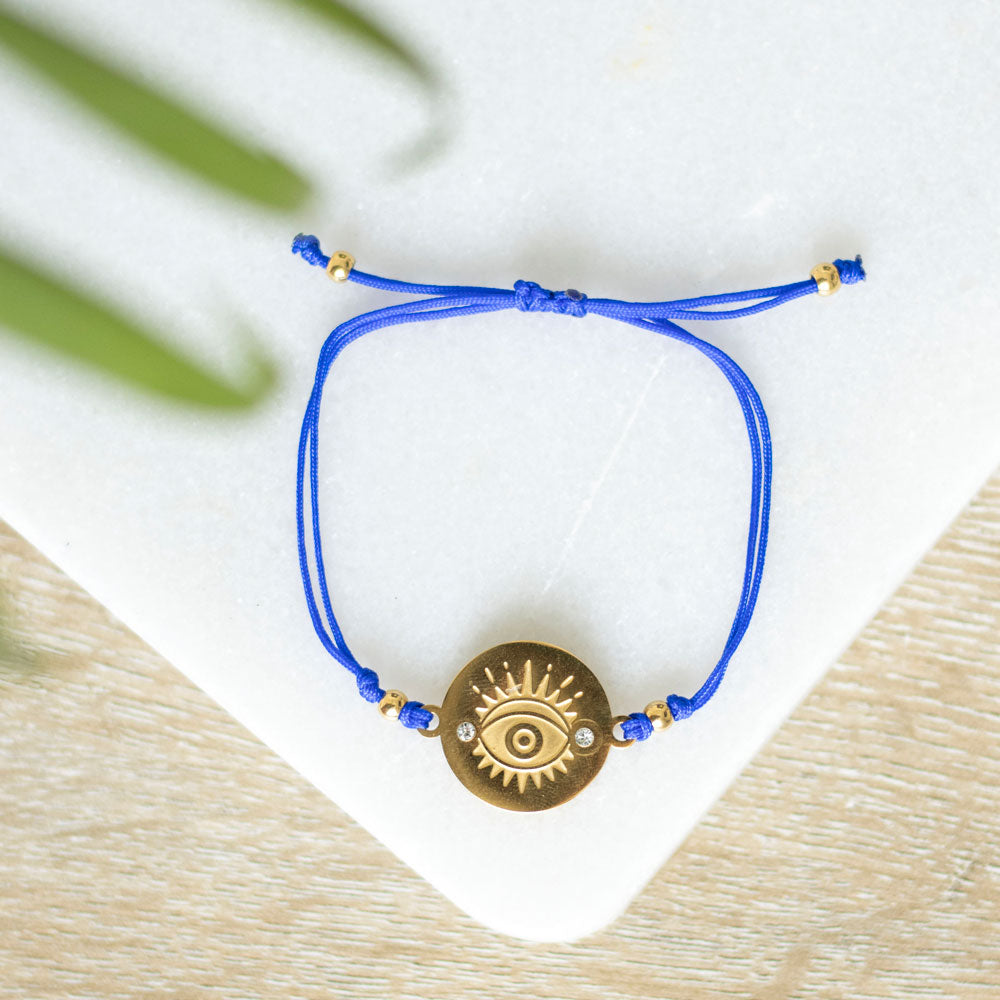 Evil Eye String Bracelet