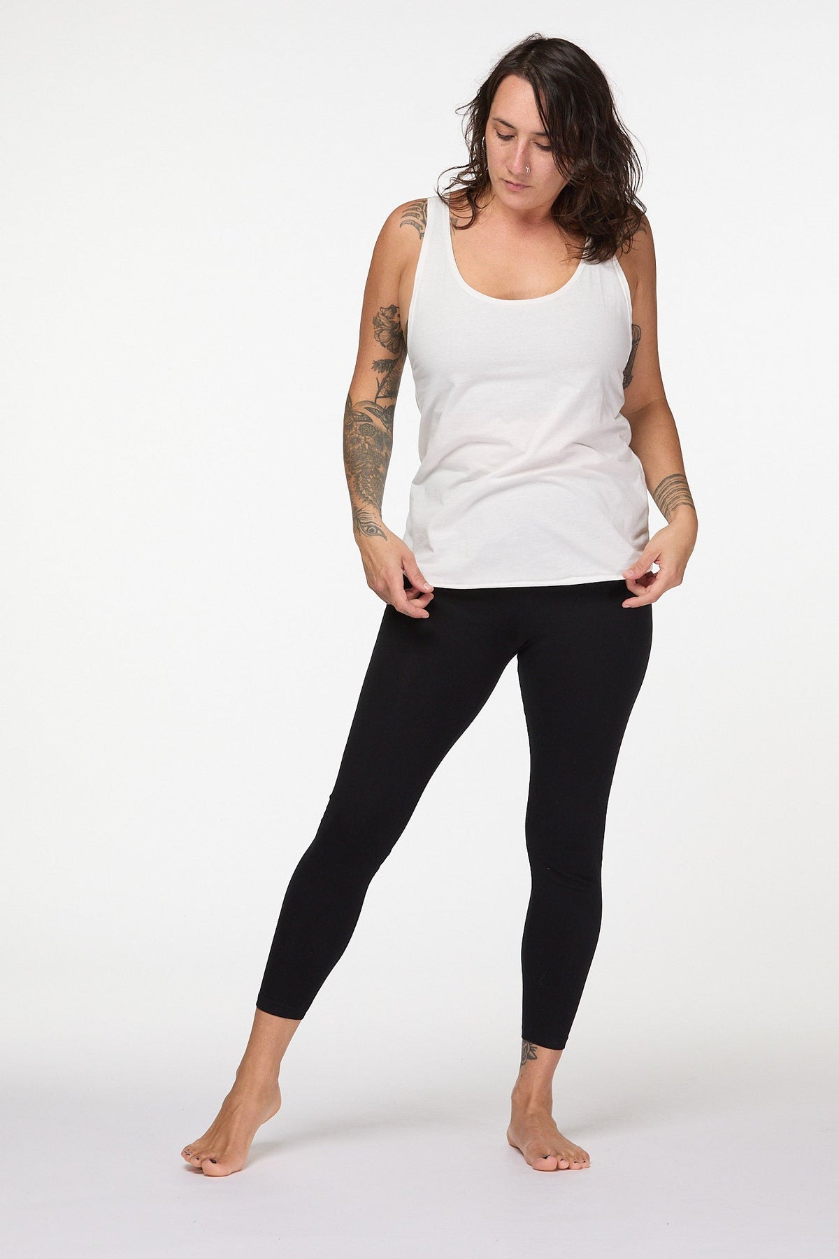 34 cotton leggings high waisted luna and soul Australia