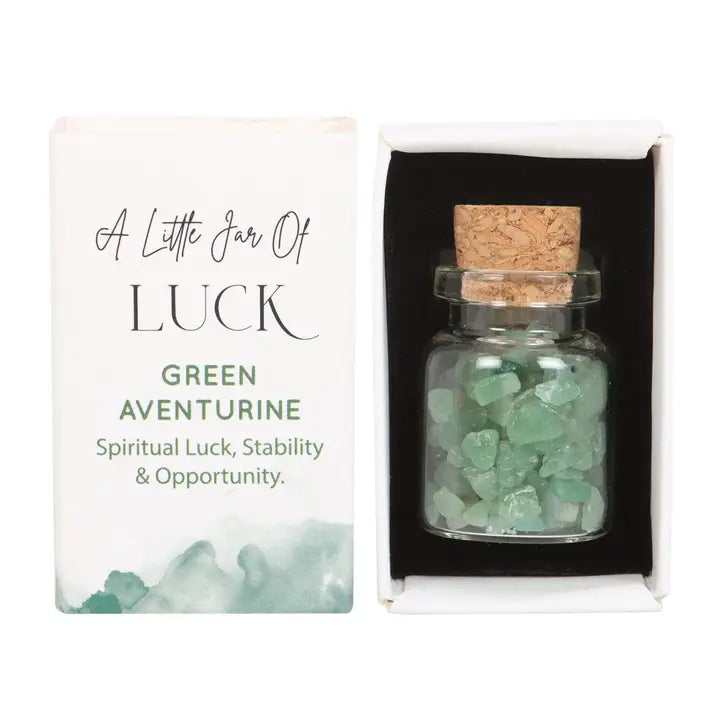 Green Aventurine Good Luck Jar
