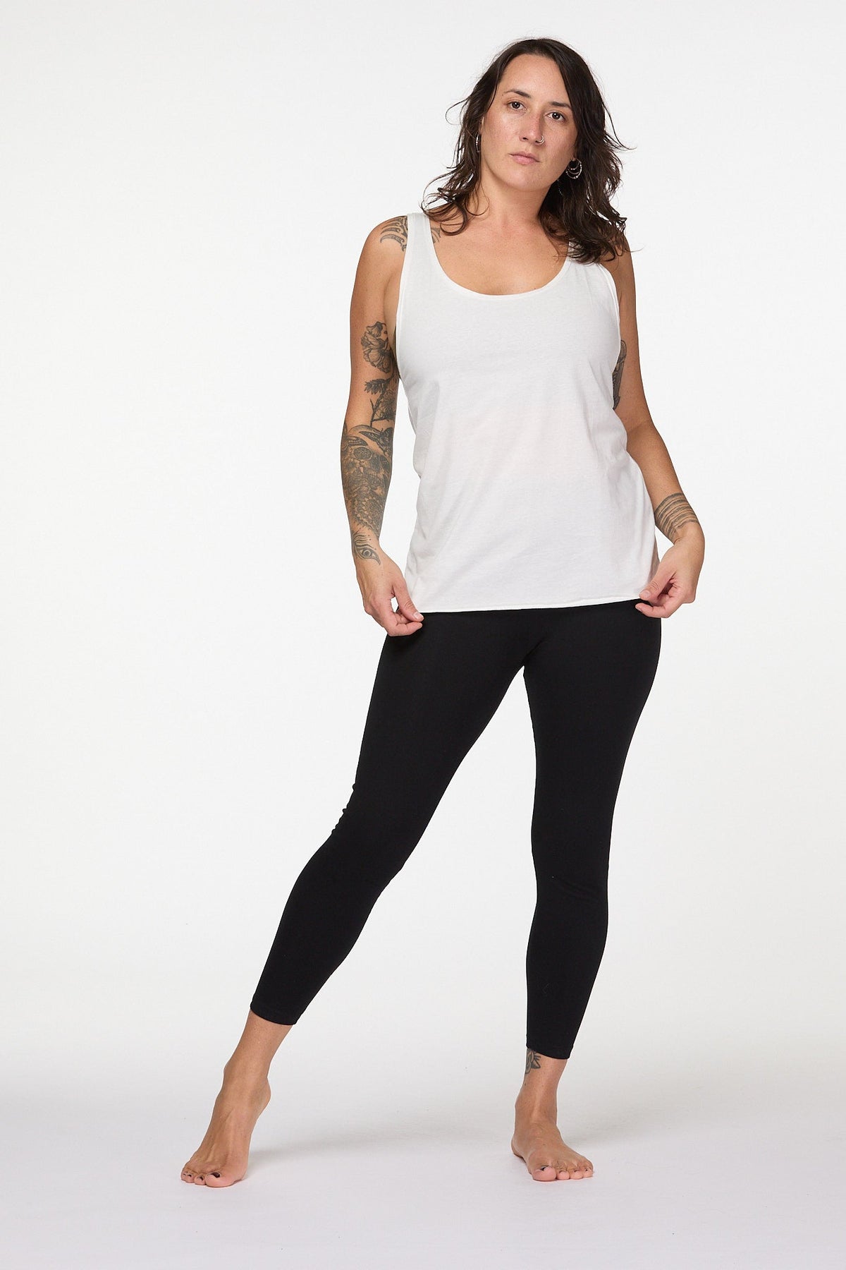 3/4 cotton leggings high waisted luna and souAustralia