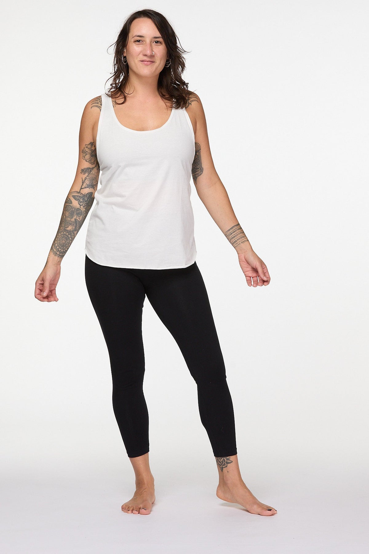 3/4 cotton leggings high waisted luna and souAustralia