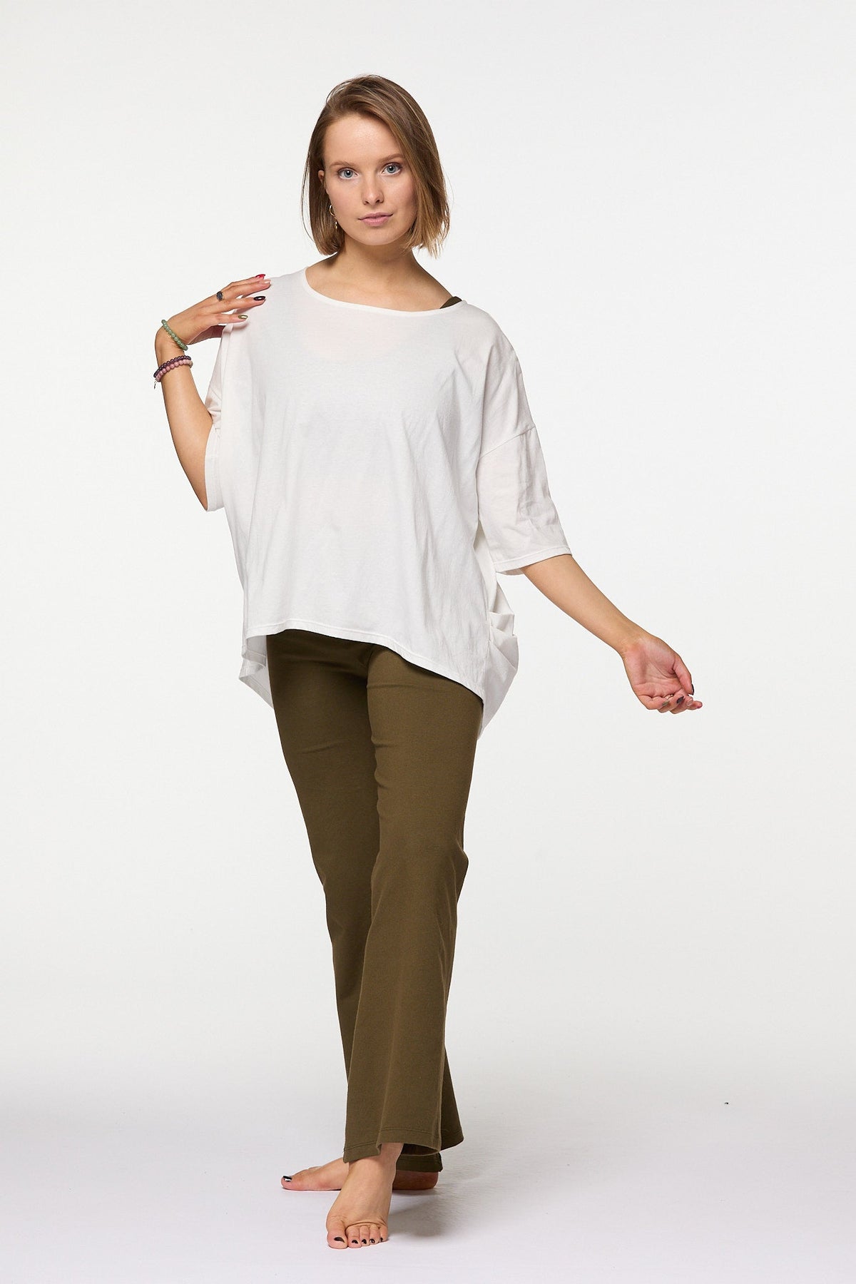 Women's Cotton Flare Leggings Luna & Soul Australia