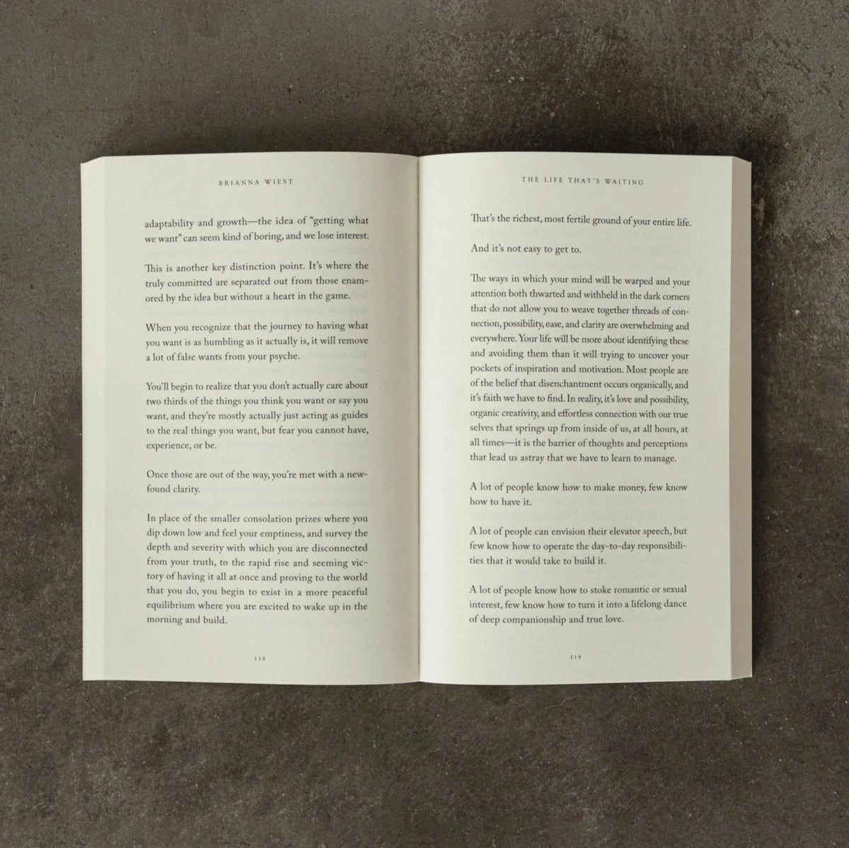 The Life That's Waiting By Brianna Wiest Book Luna & Soul Australia 1