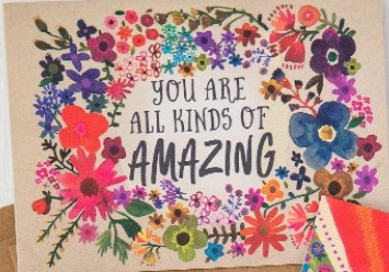 You are all kinds of Amazing Greeting Card | Luna & Soul Australia