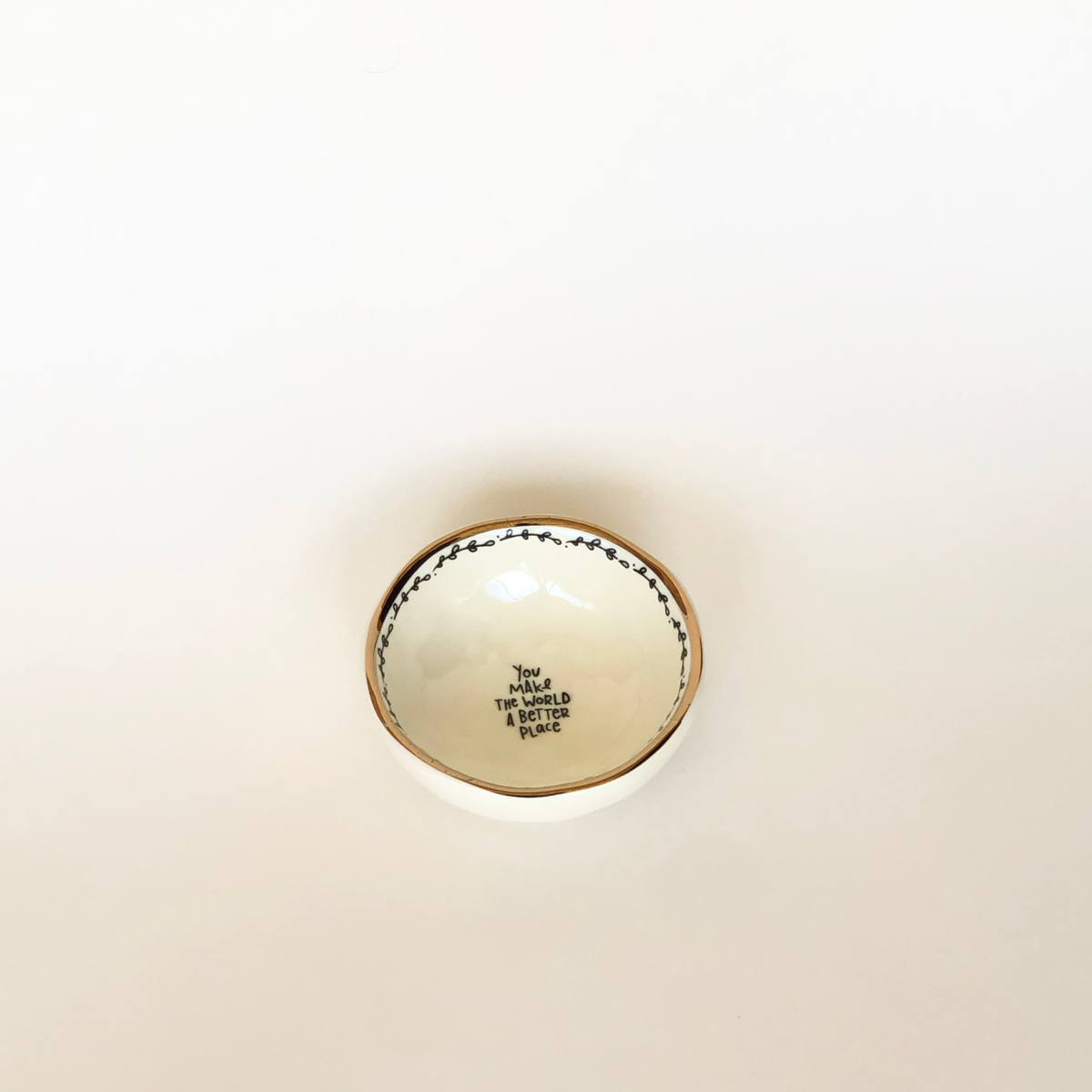 You Make the World Ceramic Bowl_ Luna & Soul