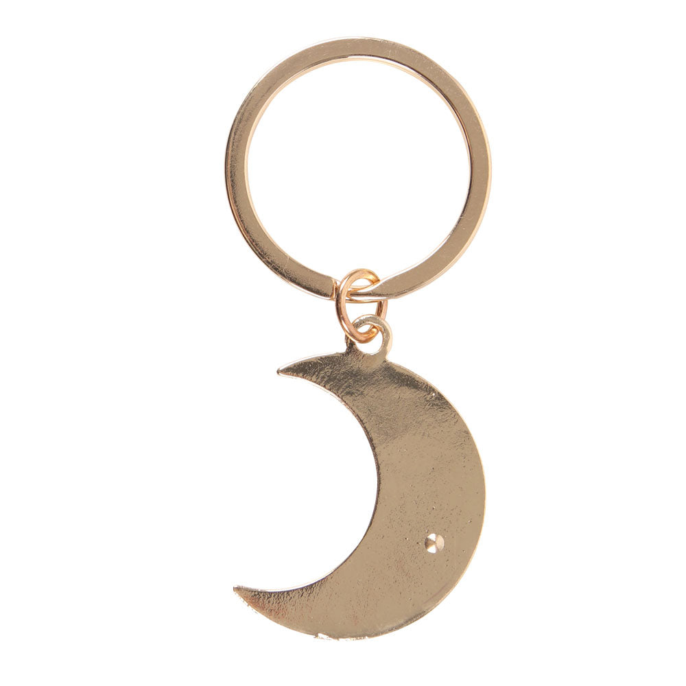 Crescent Moon Phase Keyring