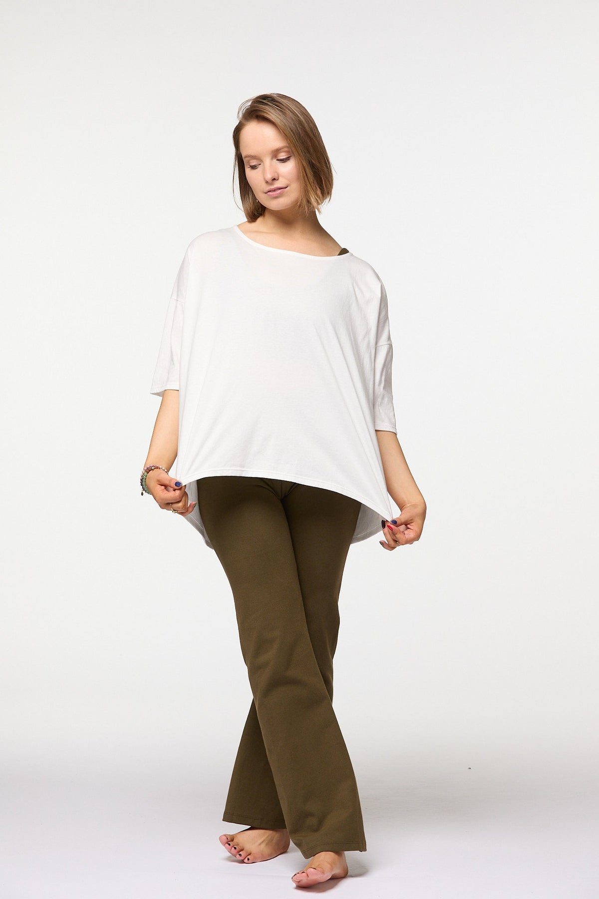 Cotton Flared  Yoga Pants  Luna & Soul Australia
