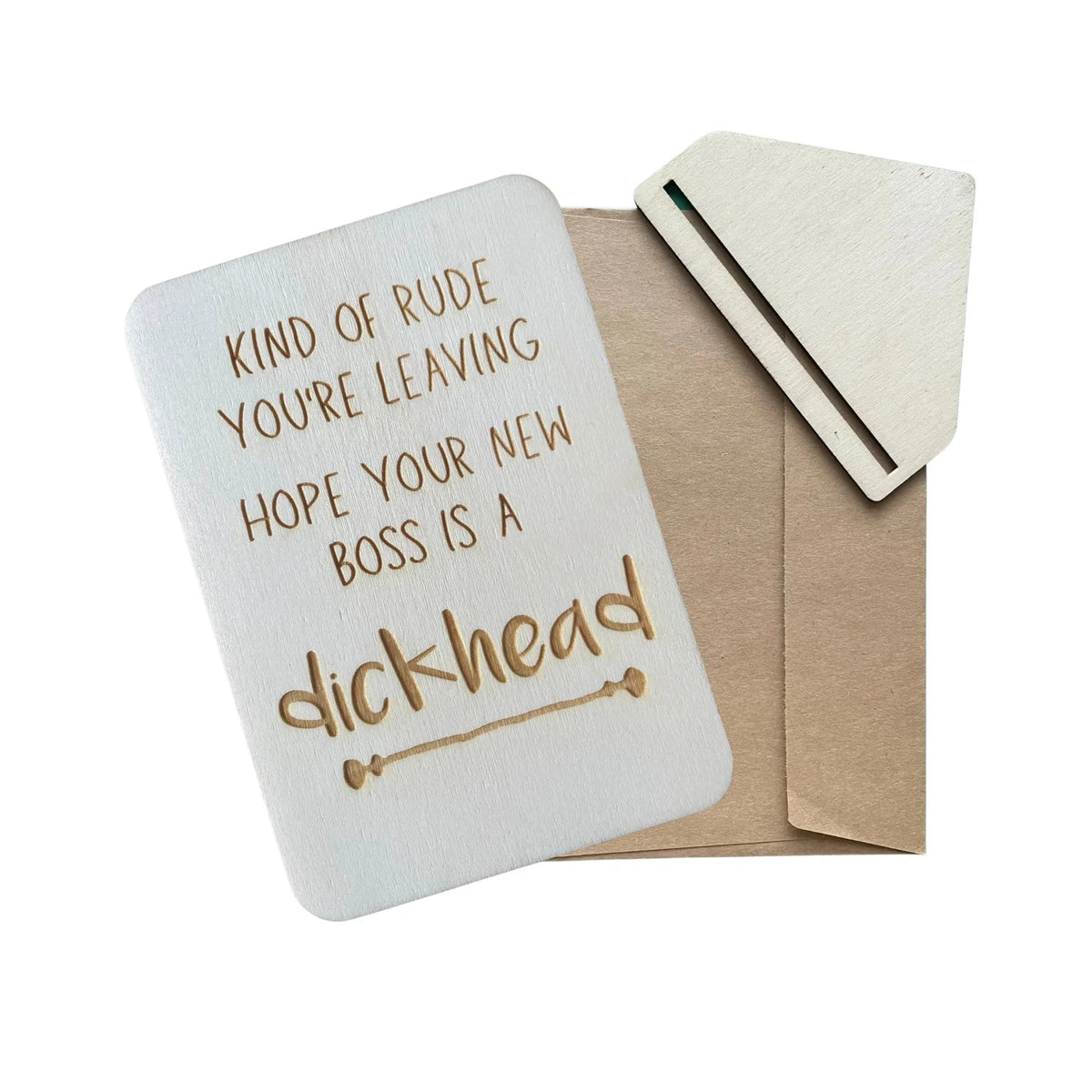 Kind of Rude you're leaving greeting card Luna & Soul Melbourne