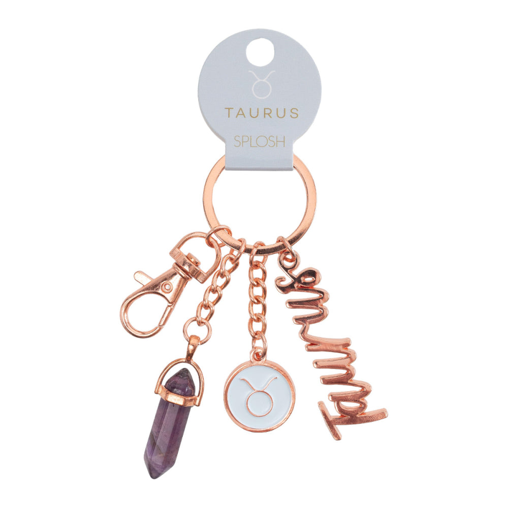Taurus Keyring_Zodiac Keychain _ Luna & Soul