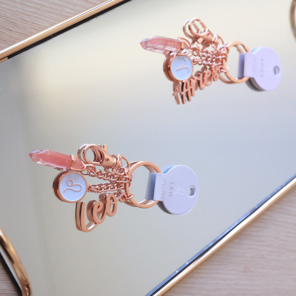 Leo Keyring _Zodiac Keychain _ Luna & Soul
