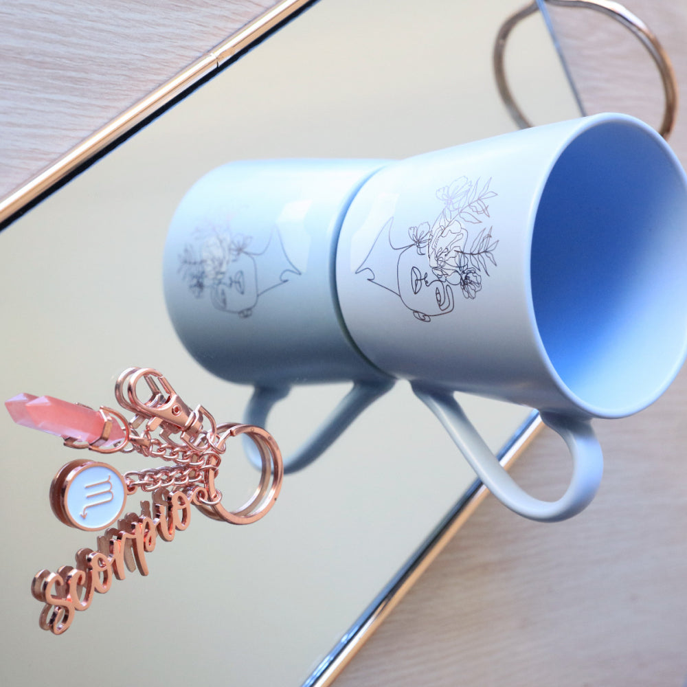 Scorpio Keyring _Zodiac Keychain _ Luna & Soul