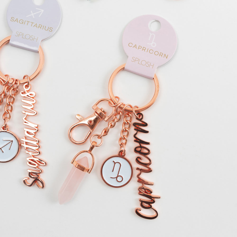 Capricorn  Keyring _Zodiac Keychain _ Luna & Soul