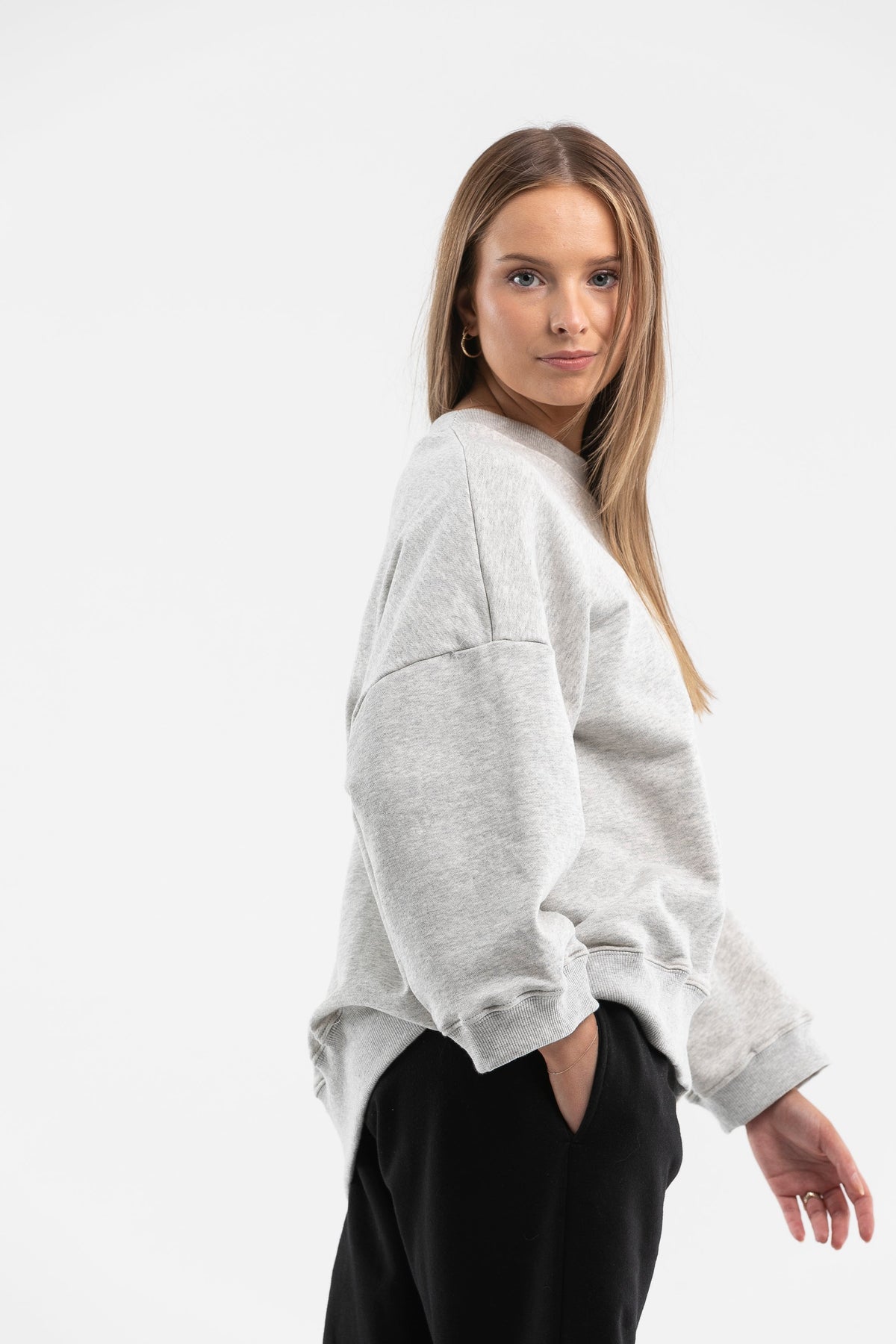 Women’s Organic Cotton Jumpers and Sweaters in Grey Luna & Soul Australia