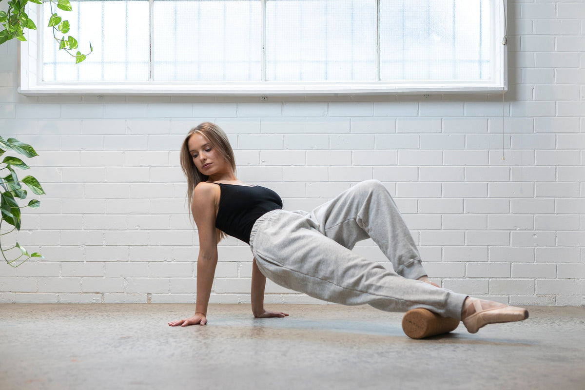 Tapered Leg Pants | Grey