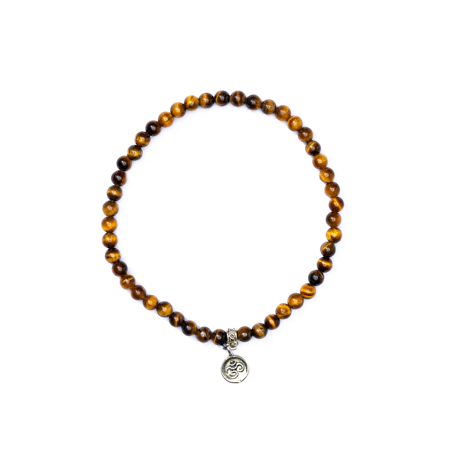 Tigers Eye Mala Beads Bracelet for men and women Meditation Bracelet Sustainable Yoga Wear Australia Luna & Soul