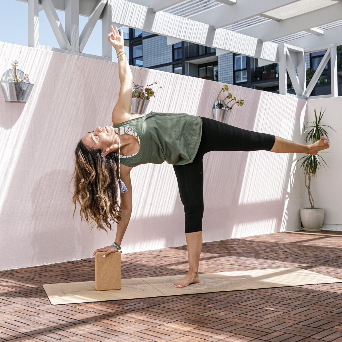 Capri Cotton Leggings Black