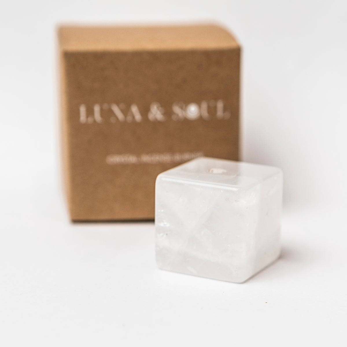 Clear Quartz Crystal  Incense Burner | Luna & Soul