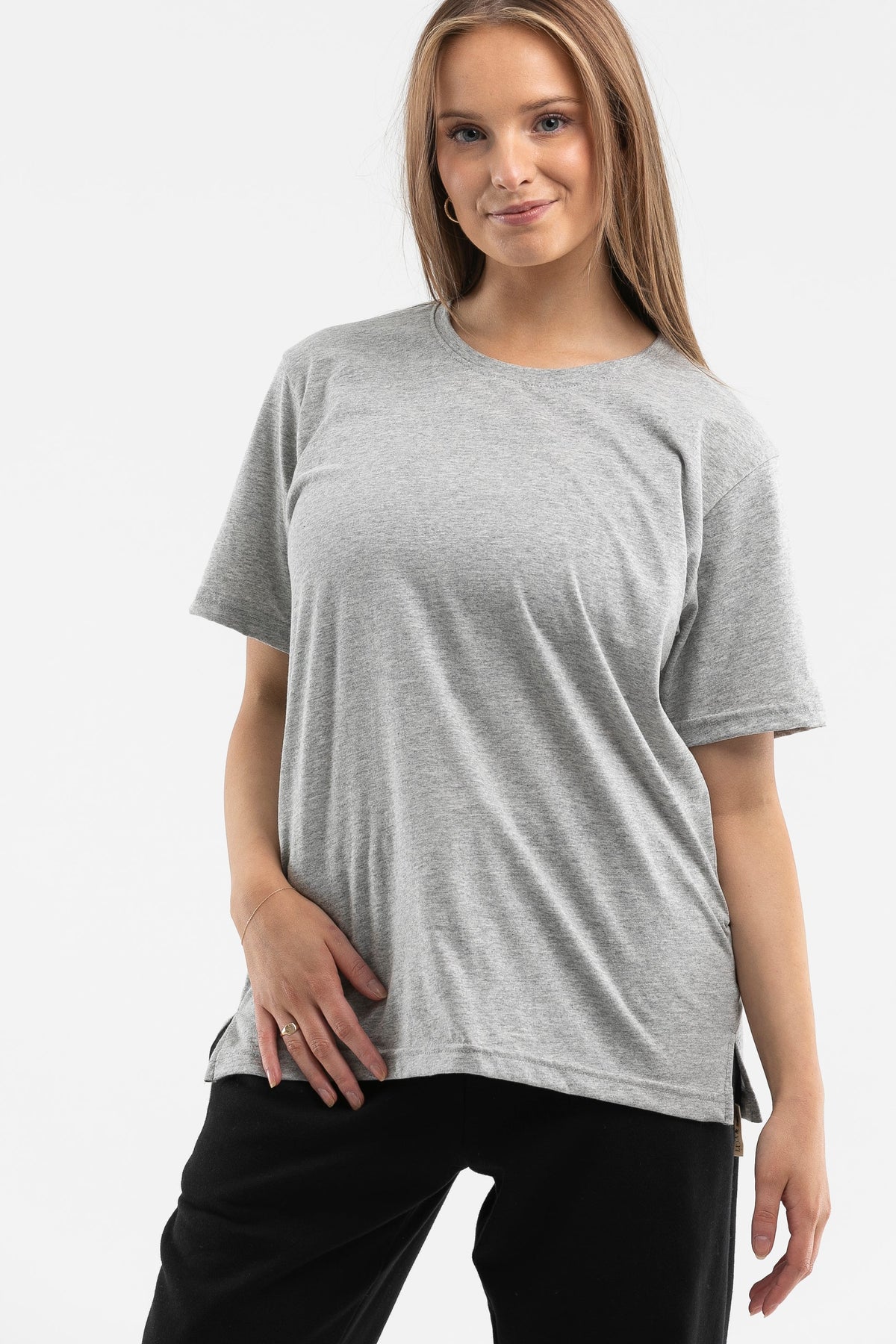 Grey Organic Cotton T-Shirt  Australia