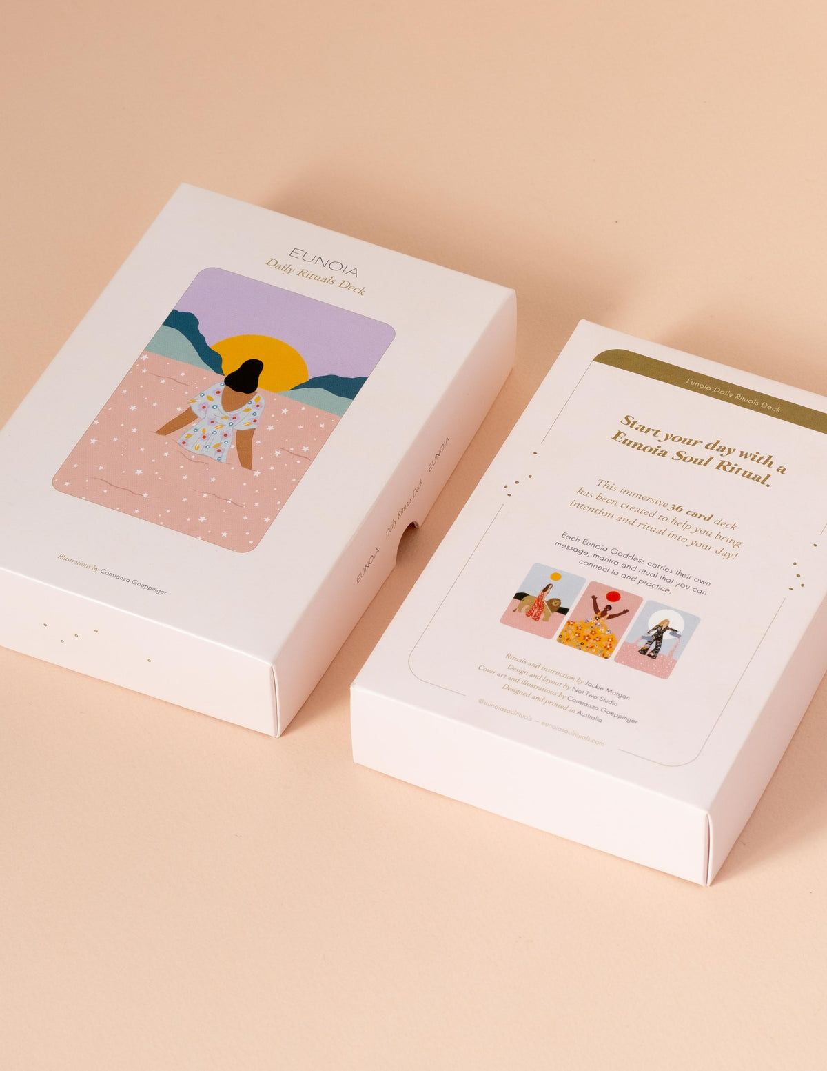 Affirmation Cards Eunoia Sustainable Yoga Wear Australia Luna & Soul