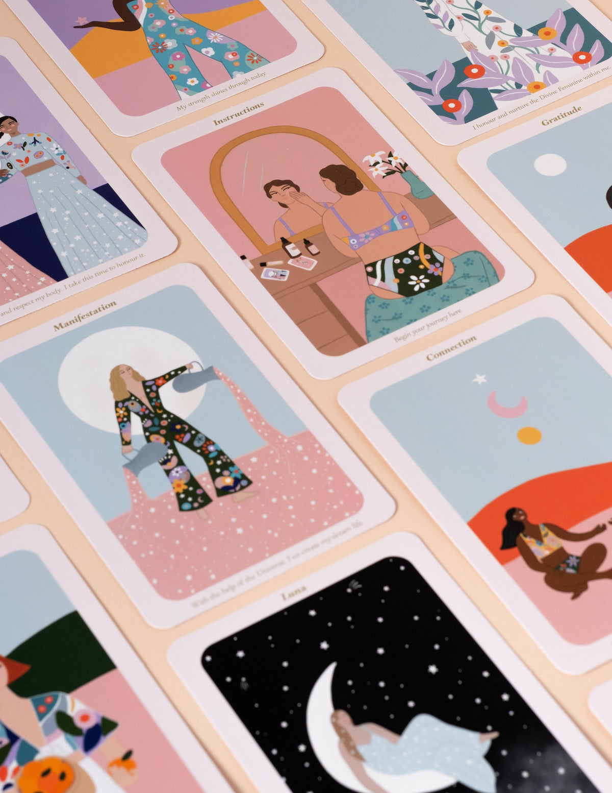 Affirmation Cards Eunoia Sustainable Yoga Wear Australia Luna & Soul