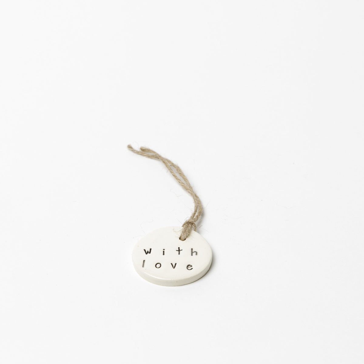 With Love Ceramic Tag - Luna & Soul