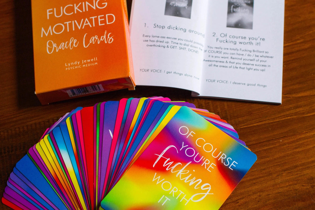 Get Fucking Motivated Oracle Cards