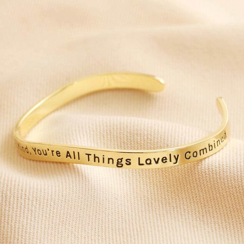 Bangle with positive quote Australia