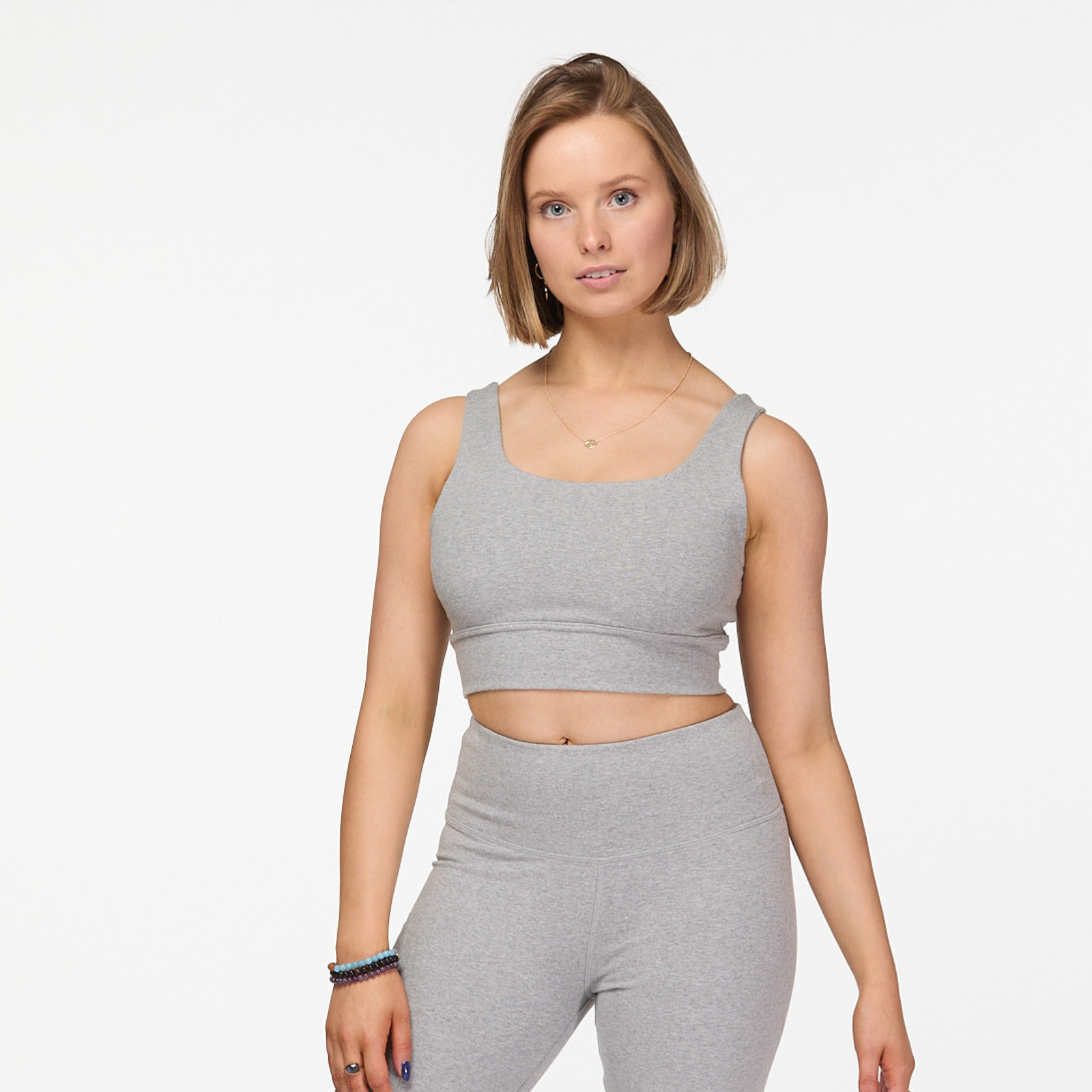 Grey Cotton Sports Bra Australia 