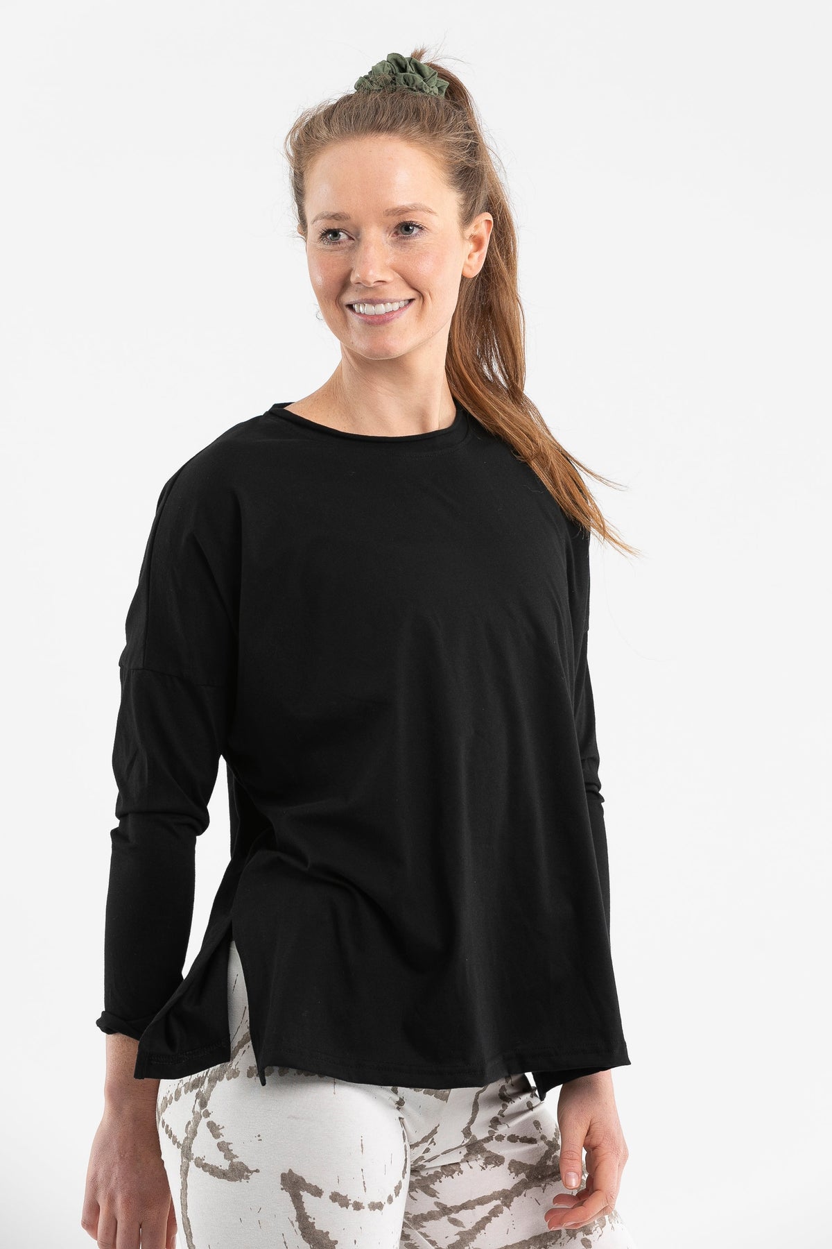 Luna Long Sleeve Shirt | Black