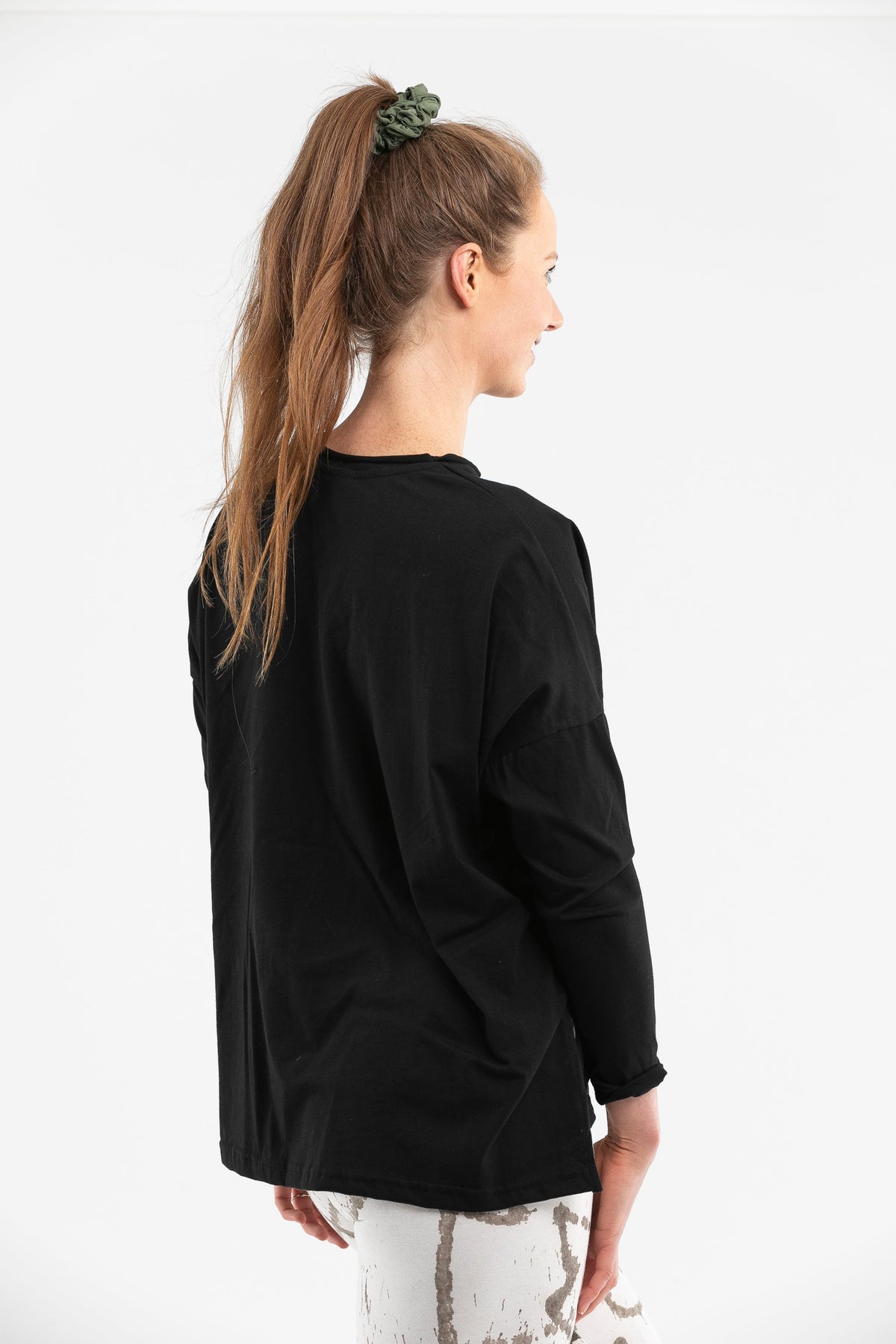 Luna Long Sleeve Shirt | Black