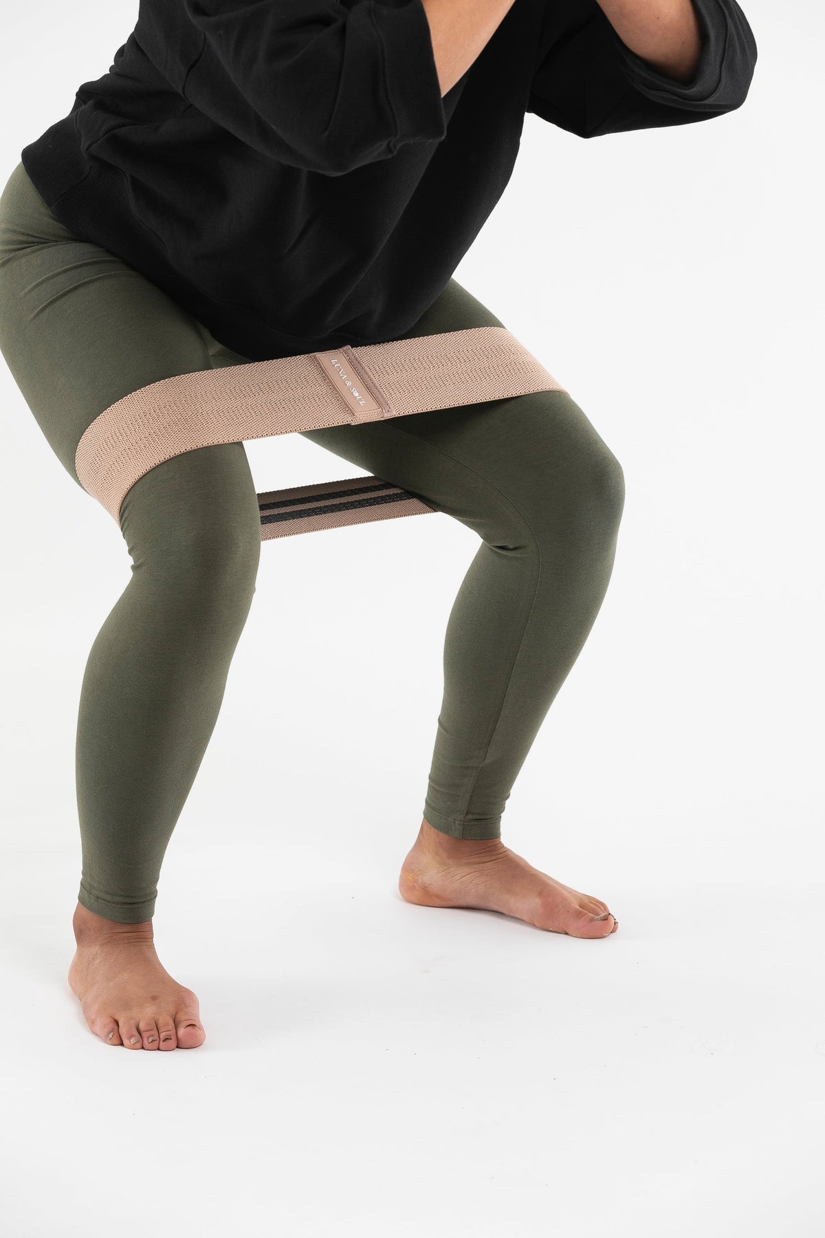 Organic Yoga Clothing Australia  _ Khaki Leggings