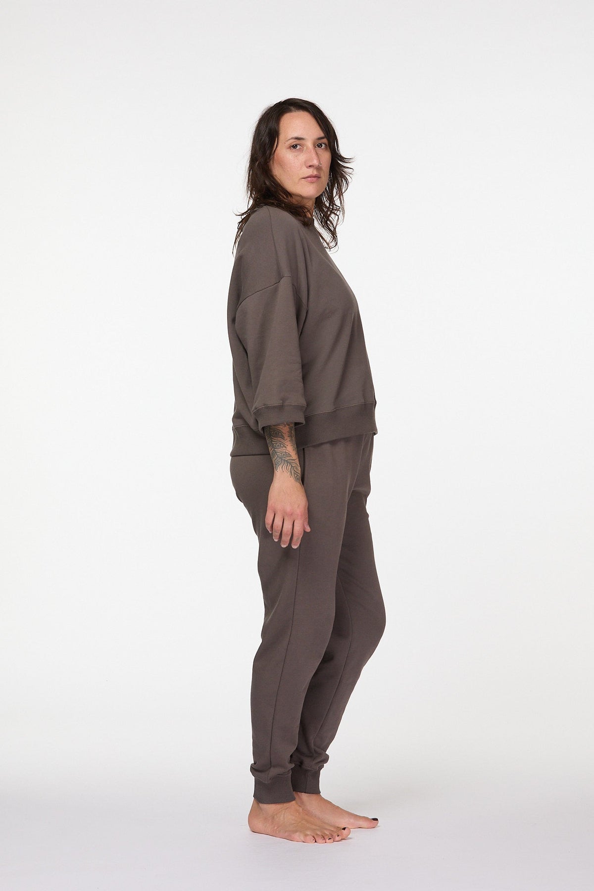 Women’s Organic Cotton Jumpers and Sweaters in Brown Luna &amp; Soul Australia