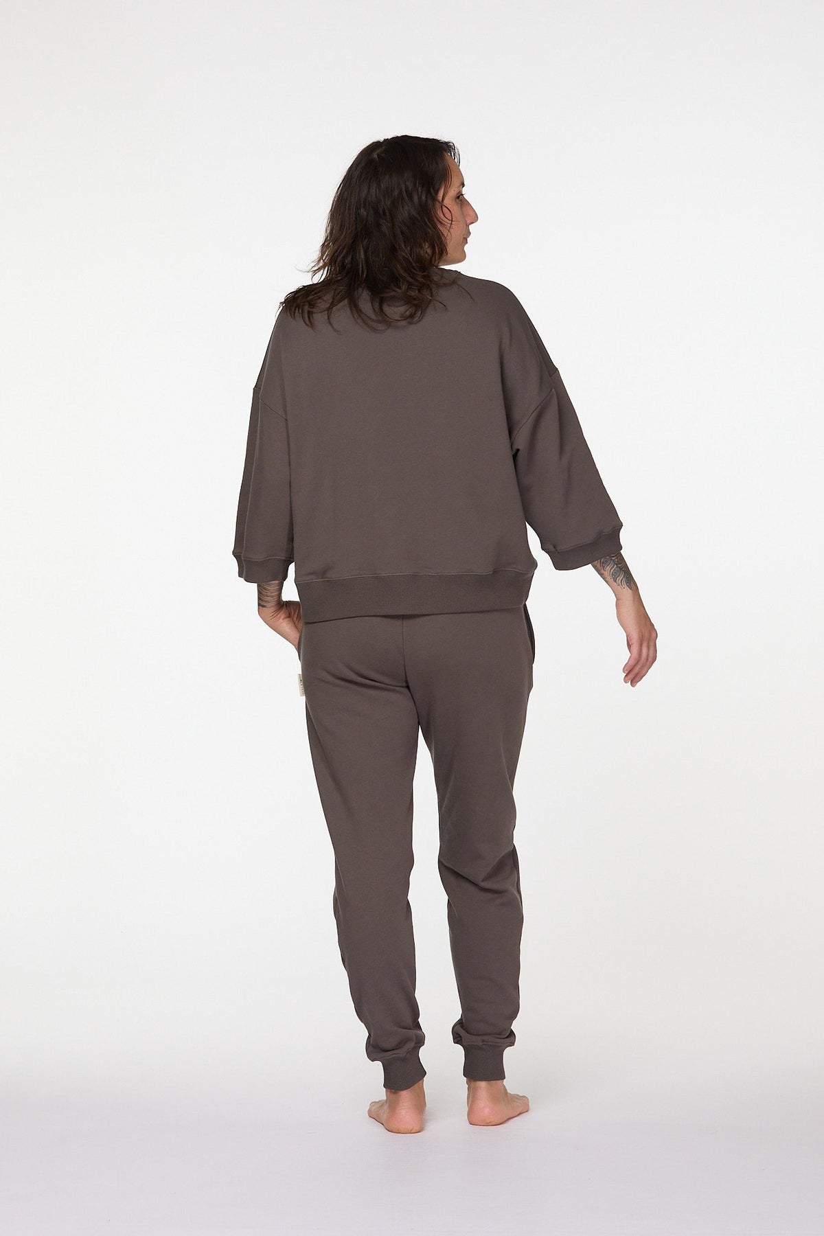 Women’s Organic Cotton Jumpers and Sweaters in Brown made in Australia