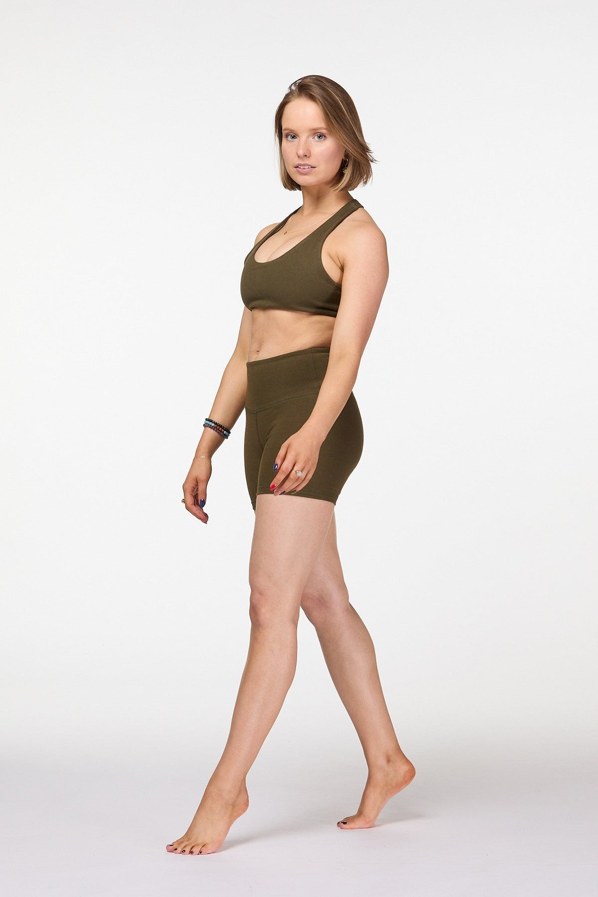Cotton Sports Bra Luna &amp; Soul Australia Khaki
