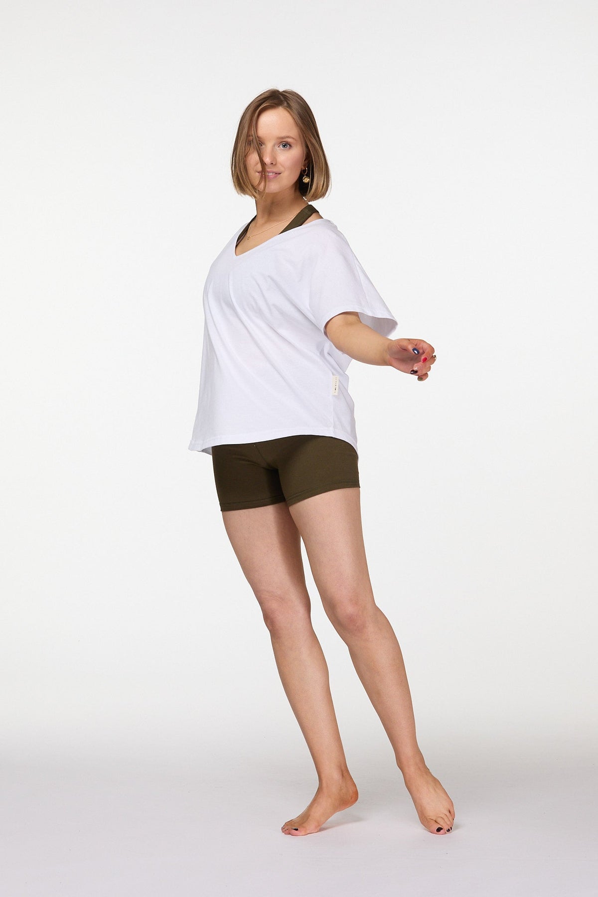 V-Neck T-Shirt | White