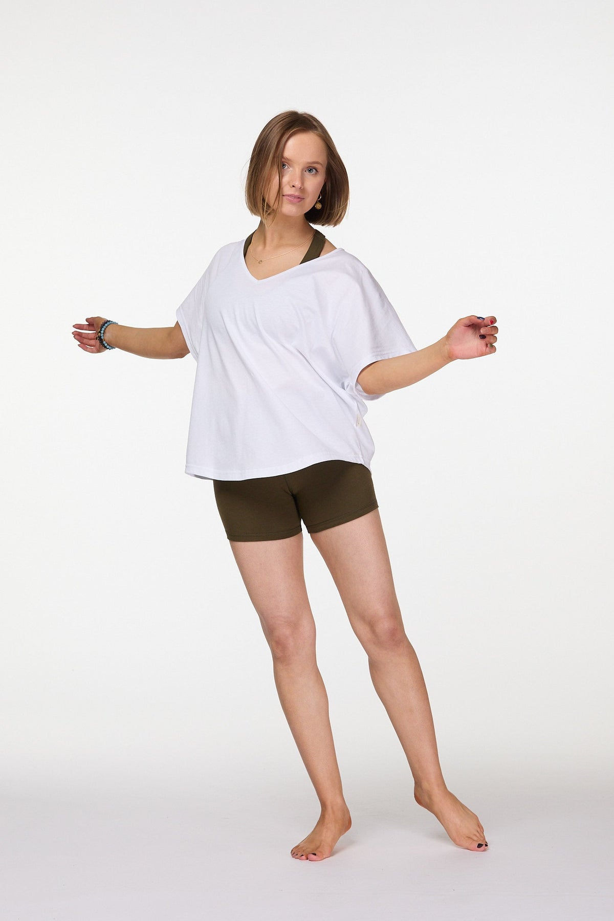 V-Neck T-Shirt | White