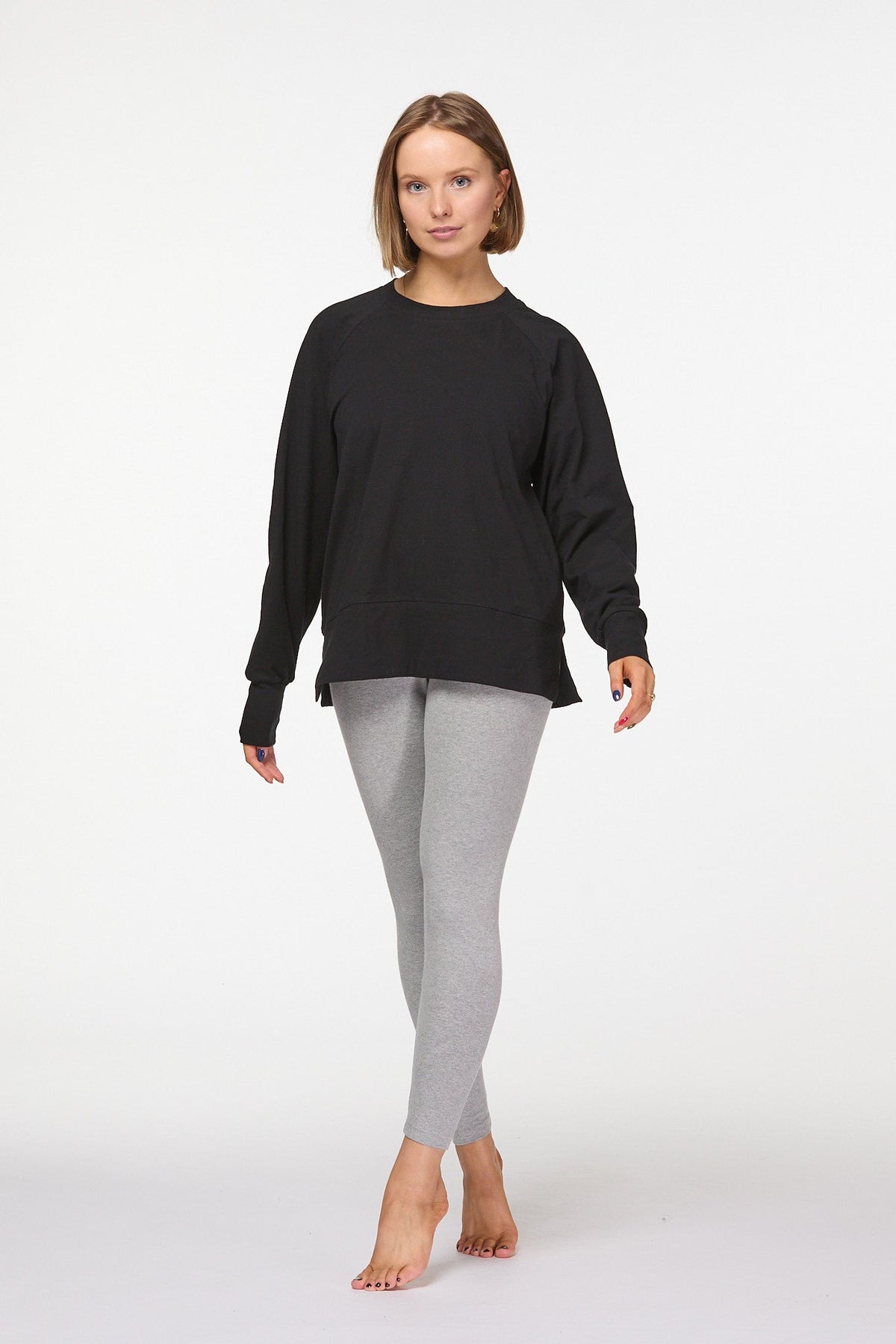 Black Yoga Jumper Luna &amp; Soul Australia 2