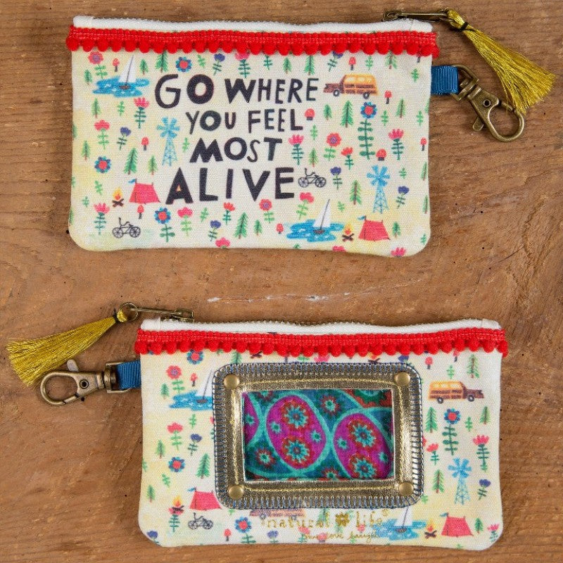 Feel Alive Zip Pouch