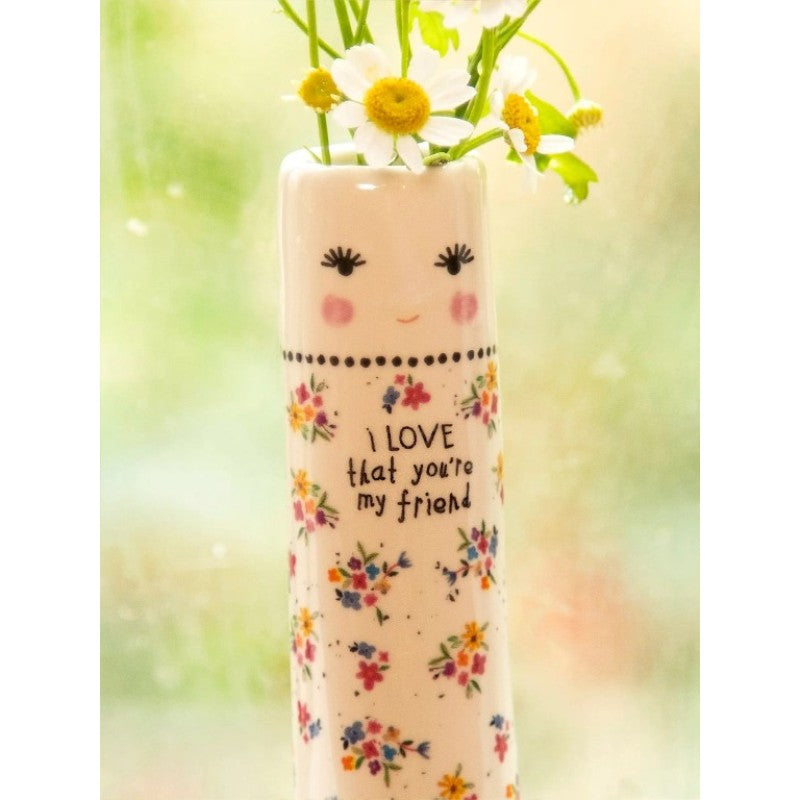 I Love Friend Vase