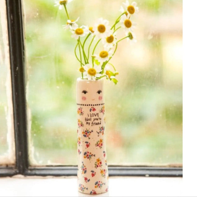 I Love Friend Vase