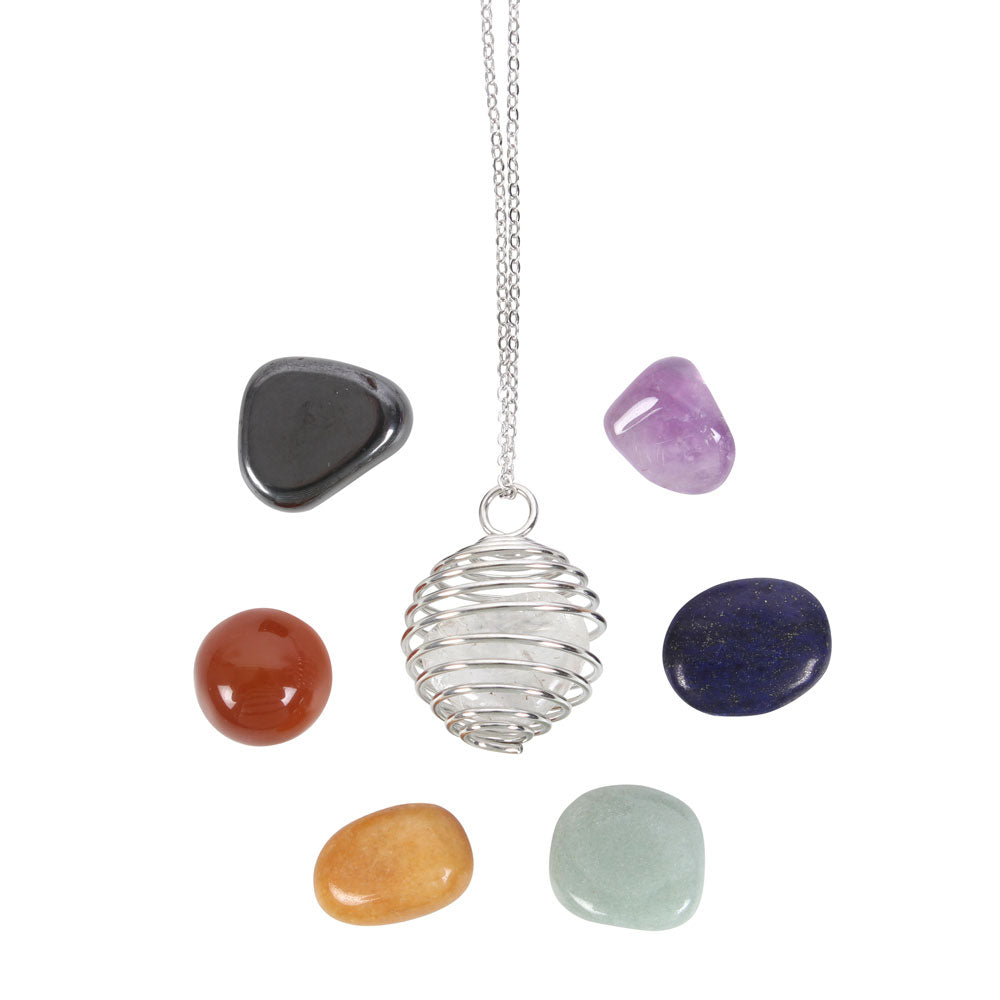 Chakra Crystal Necklace Kit Luna &amp; Soul Australia
