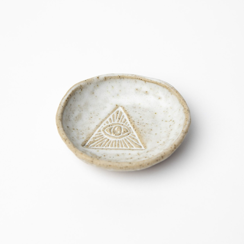 Ceramic Smudge Bowl - Eye of Providence