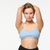 Blue Organic Cotton Yoga Bra Luna & Soul Australia 
