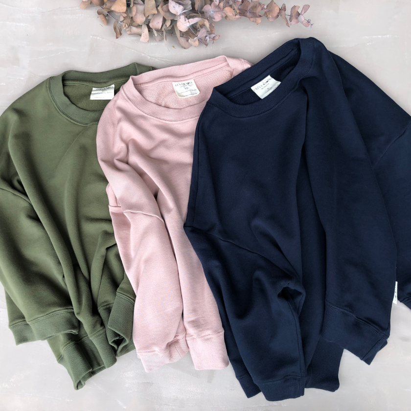  Women’s Organic Cotton Jumpers and Sweaters in Pink Luna &amp; Soul Australia